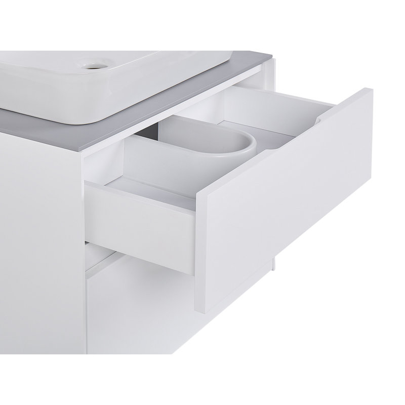 Erubey 600 mm Single Vanity, White