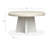 Extendable 54" Round Dining Table With 2 Side Chairs 2 Host Chairs And Sideboard-1309289577