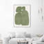 «Green Stones Composition», toile encadrée-856096735