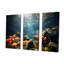 «Beautiful Coral Kingdom - Coastal Coral Under Water», ensemble d'art mural-107755422-107755424