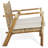 Elexa Banana Weaving Accent Chair