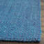 Tapis bleu en jute / sisal tissé à la main Dollard-532844041