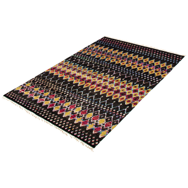 Tapis noir Hashim Finest Marrakesh 6 pi 0 po x 9 pi 2 po