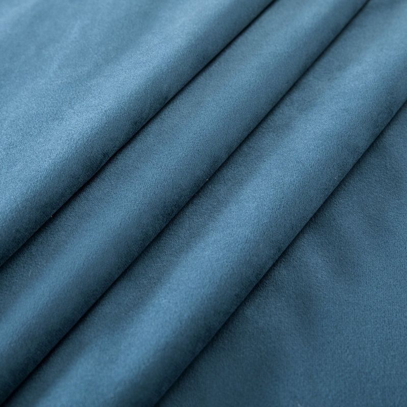 Stockholm Heavy Crushed Velvet Eyelet Sheer Curtains, Width 168 x Drop 183 cm, Navy