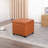 17.3" Square Storage Ottoman With Tufted Top-184576391