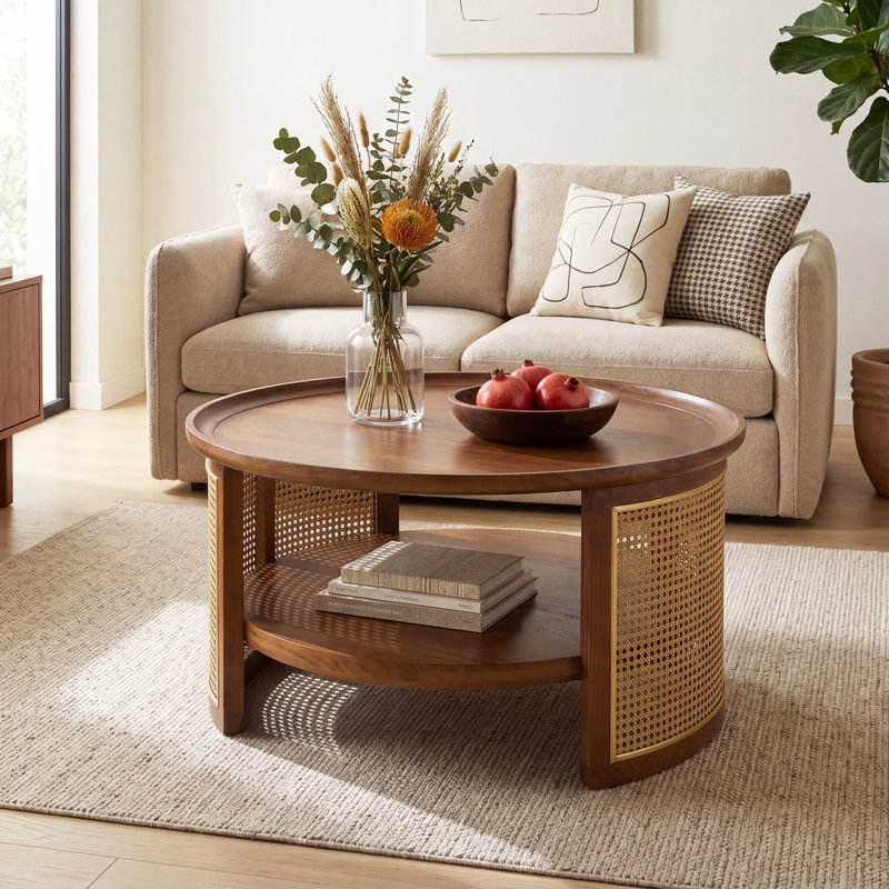 Table basse Lorvyn Boho Farmhouse