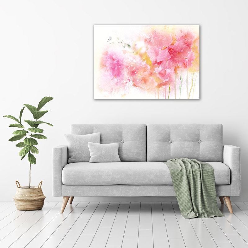 Flowers - Wrapped Canvas Print