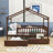 Saffir Wooden House Daybed with Two Drawers and Legs-61256901-61256903
