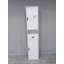 Armoire de rangement de 69 po de hauteur avec 2 portes de grange et 1 tiroir, unité de rangement étroite, tablettes réglables, armoire de plancher pour la salle de bain, le salon, le vestibule et la cuisine-1436140876