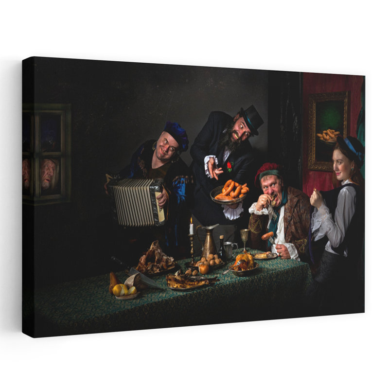 Impression d'art Baroque Winter Feast, H 16 po x l 24 po