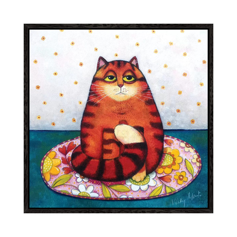 Baxter 1 Piece Painting on Canvas, 66.04cm H x 66.04cm W x 3.81cm D, Black Framed