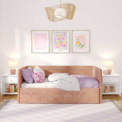 Lit de jour simple avec couchette Delaney
