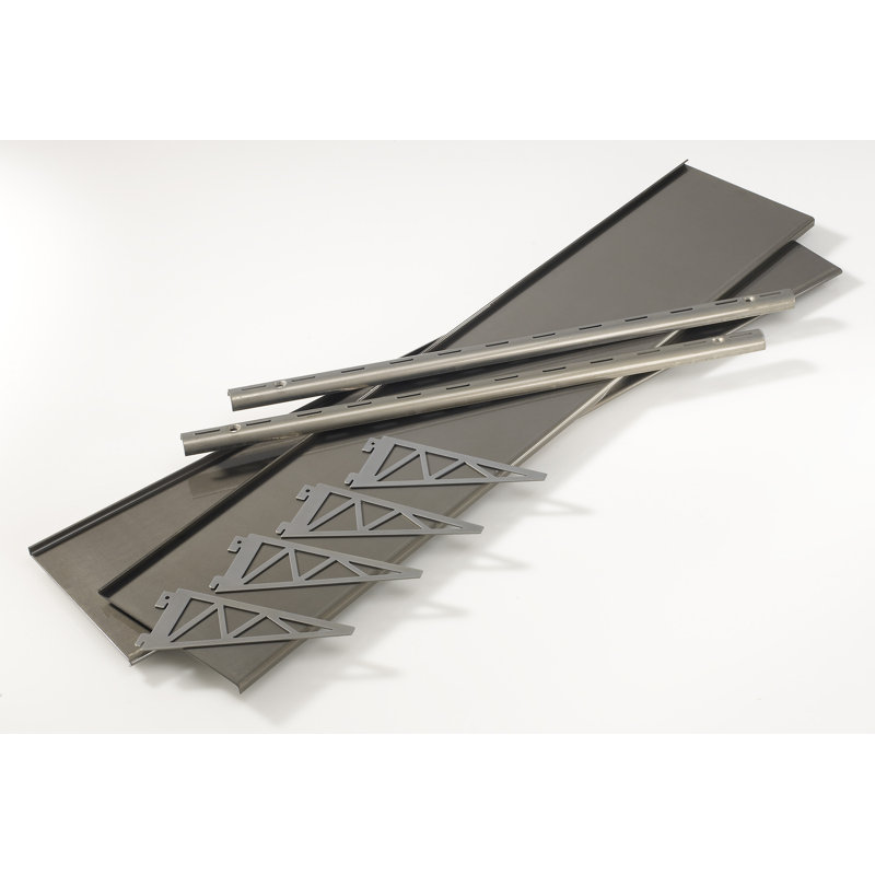 Tablette Chuse, Argent, H 4 po x l 36 po x P 7 po
