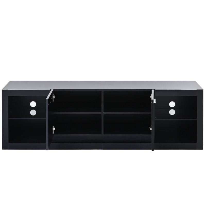 Meuble audio-vidéo Brieuc Mid Centry, Noir