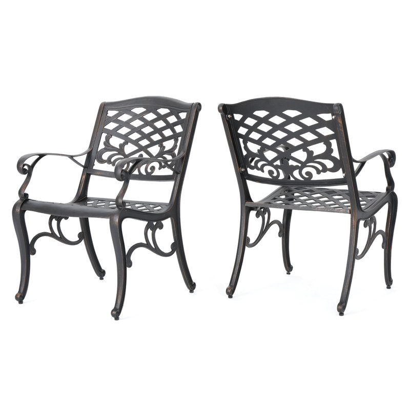 Chaise avec accoudoirs (ensemble de 2)