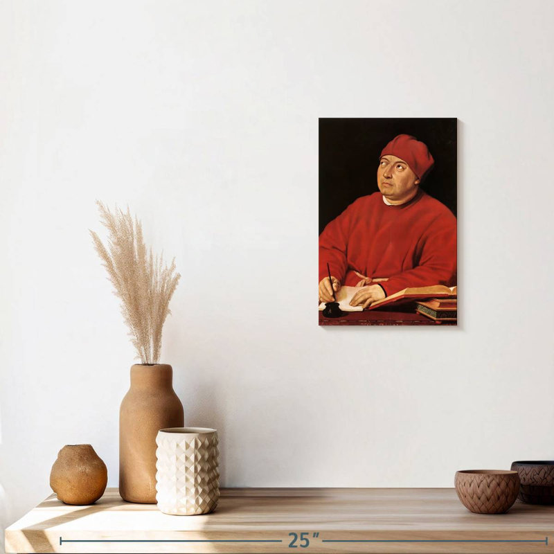 Portrait de Tommasso Inghirami, H 12 po x l 8 po