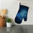 Moonlit Stars Oven Mitt Cotton Twill