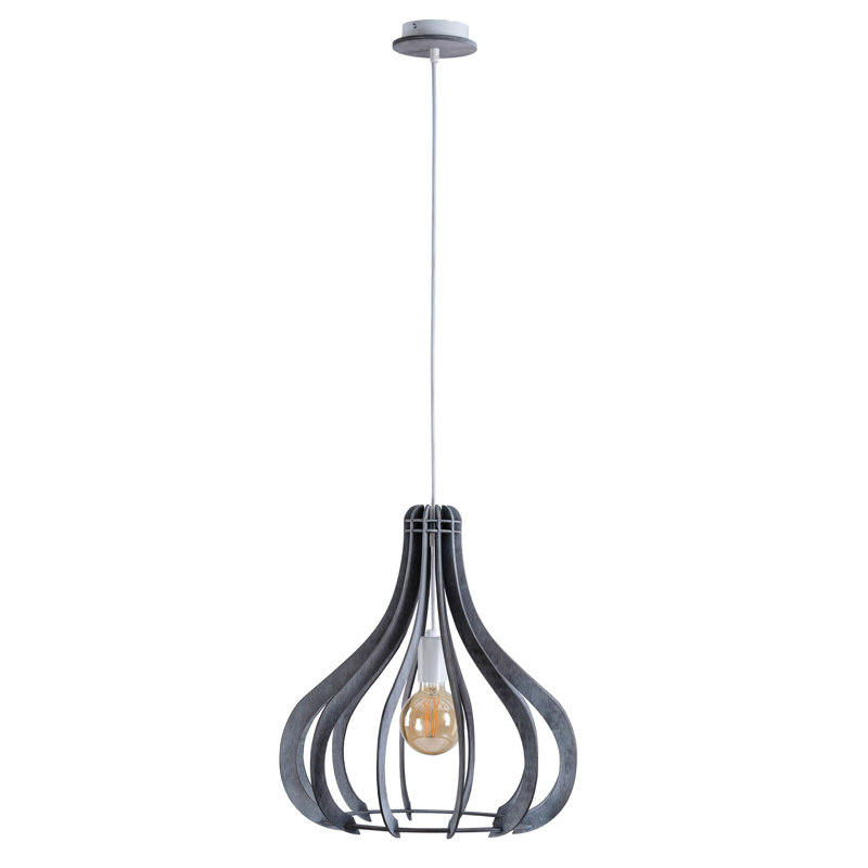 Watts 1 - Light Single Pendant, Black
