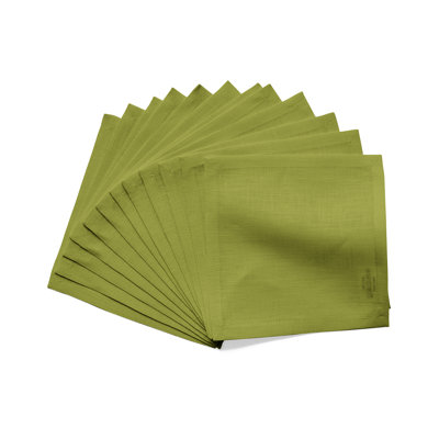 100% Pure Linen Cocktail Napkins - Athena