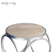 Table de bout d'une hauteur de 23,75 po, Argent