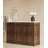 Brown+White Standard Solid Reception Desk-1079062355