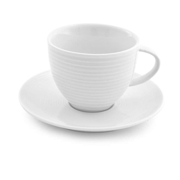 Soucoupe spirale 5,75 po, Blanc