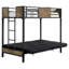 Bunk Bed with Built-in Ladder Included