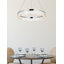 Lustre rond / ovale à DEL Yiannis-1689130115