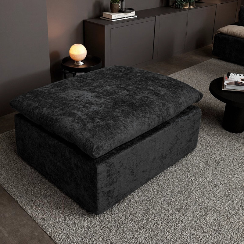 WI-010-1F Ottomans For Bedroom ,Living Room, Black