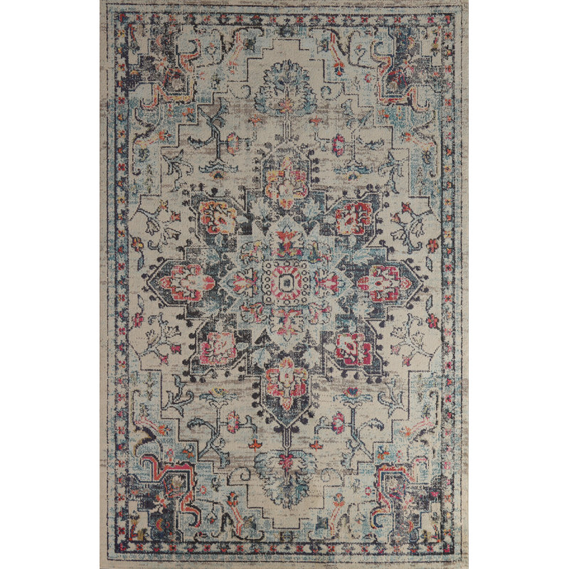 Tapis turc traditionnel géométrique 6 x 9