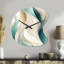 Subdued Elegance - Horloge murale abstraite de forme irrégulière, horloge murale moderne asymétrique-106135237
