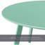 Table basse ronde en acier pour patio, table d'appoint d'extérieur résistante aux intempéries-128955599