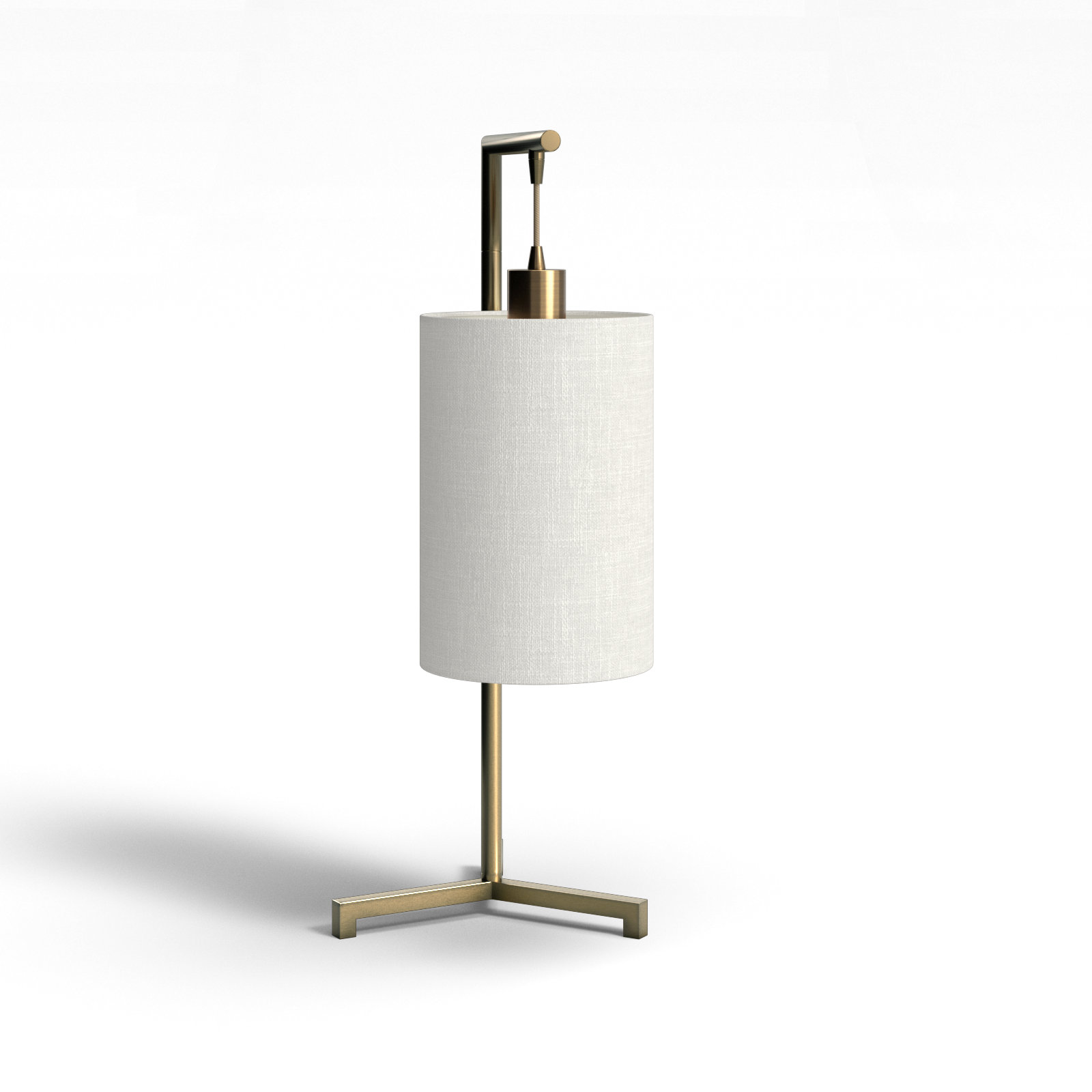 Valerie Metal Table Lamp, Brass