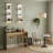 29.99''H 4-Tier Wall Shelf with LED Lights-1073328253