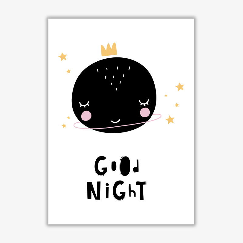 Good Night Planet - Print, No Frame, 30 cm H x 21 cm W x 1 cm D