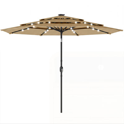 3 Tier Outdoor Table Umbrella