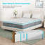 Matelas hybride en mousse viscoélastique rafraîchissante-124301885-100763358