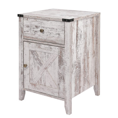 Table de chevet en bois massif Cloutier