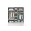 Berend 5 Door Manufactured Wood Wardrobe-1220408669