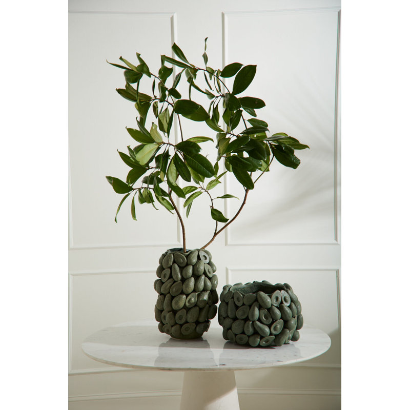 Madelyn Avocado Vase, 13"x 17"