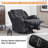 Red Barrel Studio Electric Power Swivel Rocker Recliner Chair with Heat and Massage-39393025