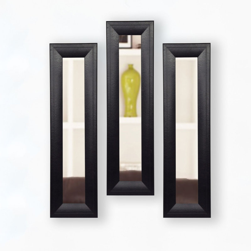 Ensemble de 3 miroirs à panneaux N Miami, H 35,75 po x l 9,75 po