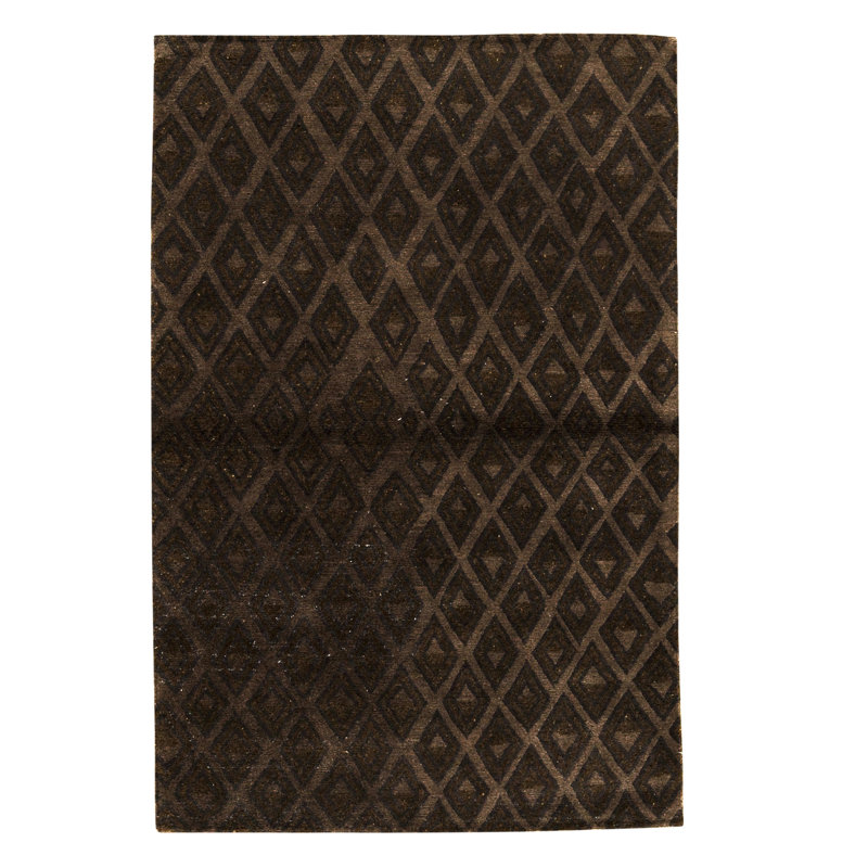 Hand Knotted Wool Geometric Indoor Rug