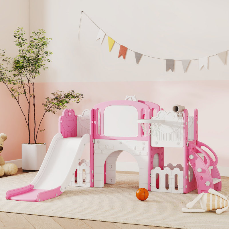 Zoomie Kids Indoor Wave Slide