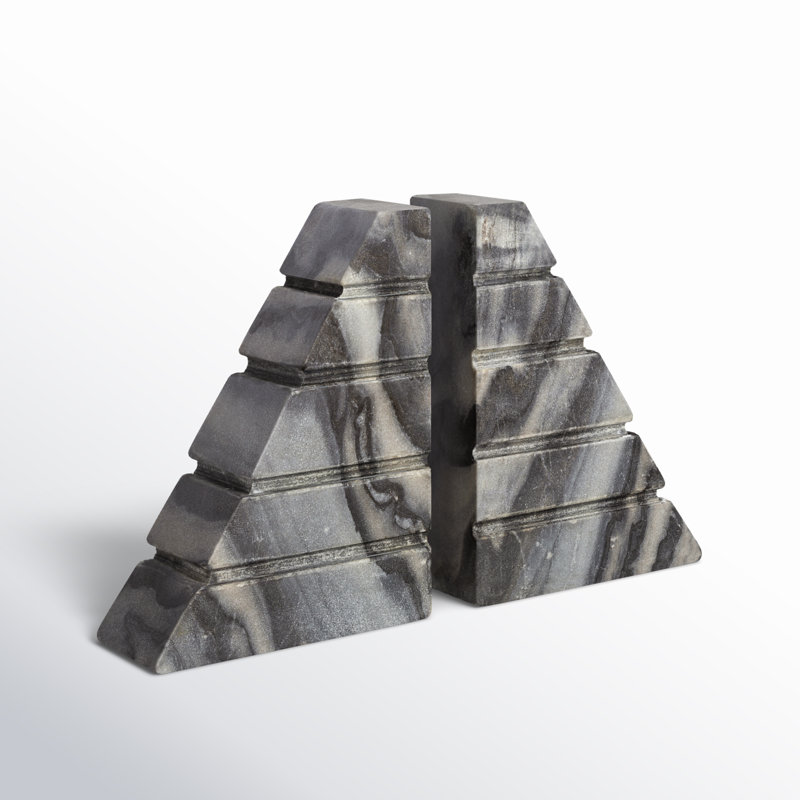 Marsala Stone Bookends