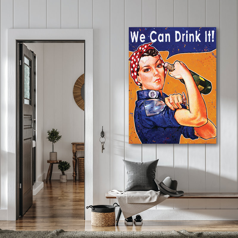 Studio Series - We Can Drink It - Toile tendue avec châssis - Collection Robert Holton