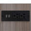Lit plateforme Azariah avec tablettes de rangement à 2 niveaux et armoire de rangement en bois-125986677