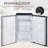 HomCom 20" Top Freezer Refrigerator