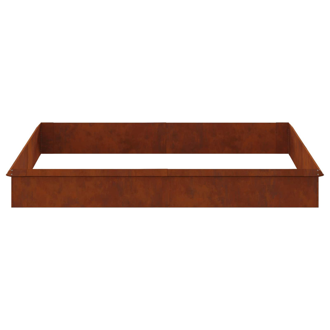25cm H x 100cm W Weathering Steel Hardware