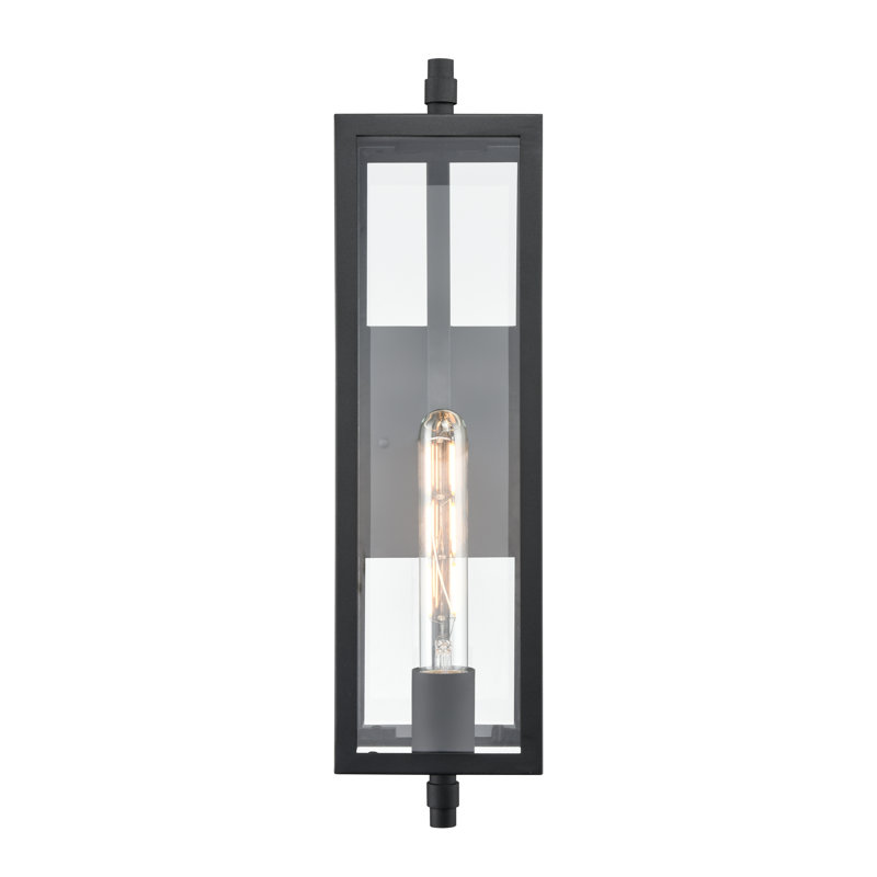 Applique murale d'extérieur 1 lumière Decrescendo, H 18 po x l 4,7 po x P 6,9 po